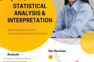 do statistical analysis with interpretation using spss, excel and minitab