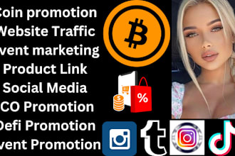 promote your product link bitcoin marketing  crypto ico defi ieo ebook promotion