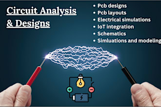do circuit analysis, electrcical simulations and pcb design tasks