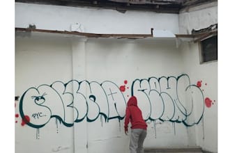 make real graffiti on the street for you