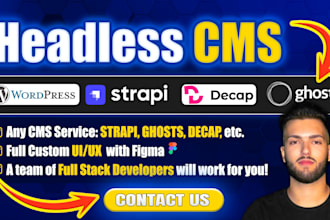 develop a headless cms, headless wordpress
