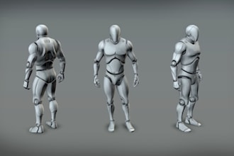 3d game character 3d vrchat avatar 3d bust 3d anime 3d vrtuber protogen avatar