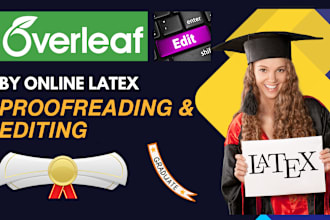 proofread and edit in latex overleaf