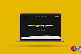 design creative landing page wordpress , elementor and elementor pro