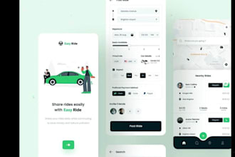 create carpooling app, taxi booking app, ridesharing app, uber app