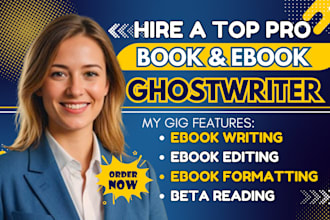 ghostwrite nonfiction ebook self help ebook writer ebook ghostwriter book writer