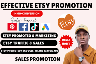 etsy shop promotion, etsy marketing to increase etsy traffic and sales