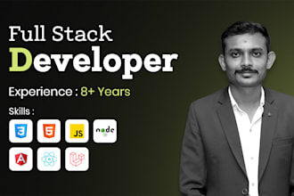 do custom full stack web app development, API integration