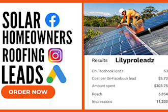 generate solar leads homeowner leads roofing leads  solar new homeowners leads