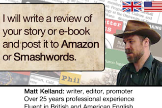 write a review of your short story or book
