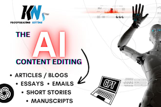 rewrite edit rephrase proofread ai generated chat gpt english content