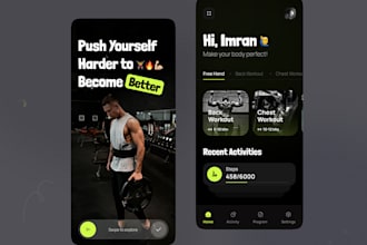 develop fitness app gym app health and fitness app fitness website gym website
