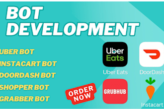 do uber bot, shopper bot,doordash bot, instacart bot, spark driver bot