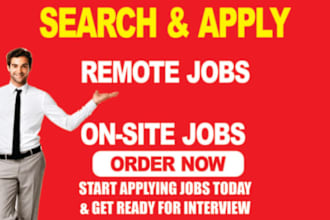 search and apply for jobs on your behalf