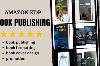do amazon KDP book publishing, book formatting for amazon kdp, kindle publishing