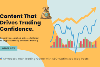 write engaging blog posts on crypto and forex trading