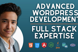 be a wordpress developer, fullstack expert