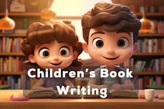 children story book writer, kids story, children book writing, rewrite, ebook