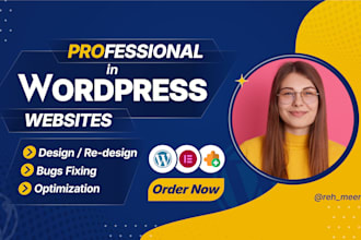 design wordpress, redesign wordpress or revamp wordpress website