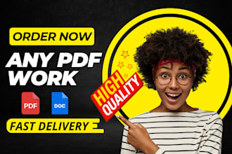 fix or design fillable PDF form, ebook or convert ms word to editable pdf