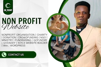 build charity homecare nonprofit website fundraising ngo church donation website