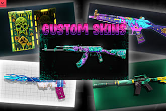 make custom csgo, rust and valorant skins