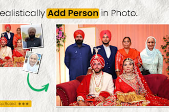 realistically add person to your photo, add people to photo