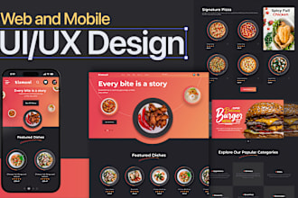 do mobile app or website ui ux design landing page in figma prototype wireframe