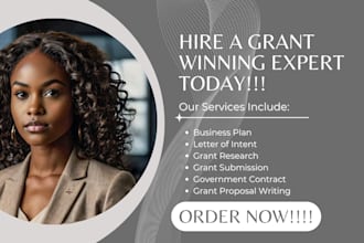 write grant proposal, grant research, grant application