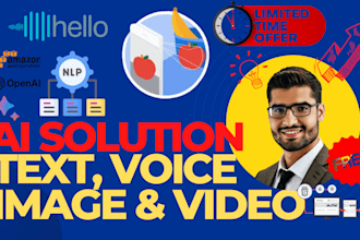 develop a free web mobile ai agent for text, voice, image, and video processing