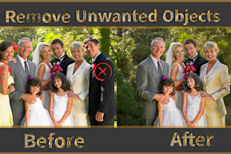 remove objects or people and do any photoshop editing