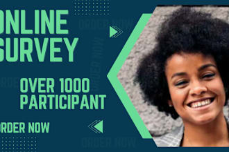 get 1000 survey online respondent for form filling and market research