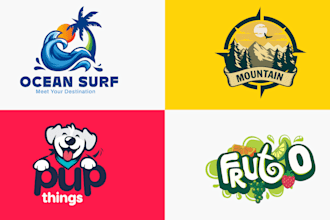 design a modern professional custom and creative logo design with full copyright