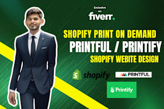 design shopify print on demand store