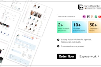 build notion templates for personal or business
