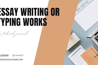 typing or writing job