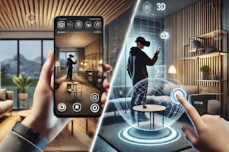 do virtual reality, augmented reality, 360 walkthrough, fitting room, web