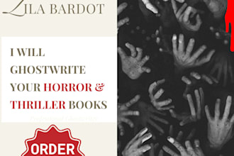 write psychological thriller book horror ebook mystery story novel ghostwriter