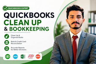 quickbooks clean up, setup, bookkeeping, and reconciliation in quickbooks online