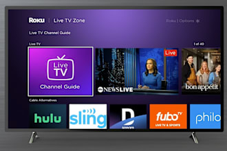 develop smart TV, roku, and amazon fire TV apps