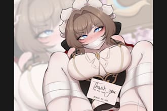 draw lewd, ecchi, nfsw, sfw character