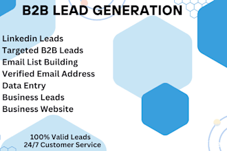 do ecommerce leads,b2b lead generation ,targeted b2b lead list building
