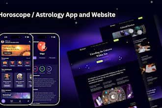 develop a horoscope, astrology app and website like astromatrix