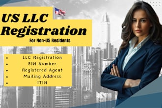 register US llc in wyoming and delaware llc registration ein for non US resident