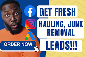 get junk removal leads hauling leads cleaning leads hauling landing page hauling