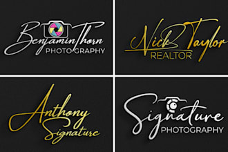 design signature, photography, scripted, handwritten logo for you