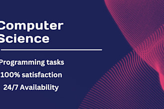 do your computer sciences assignment and software engineering projects