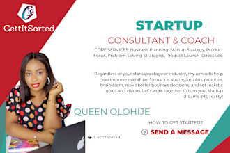 be your startup business coach and consultant