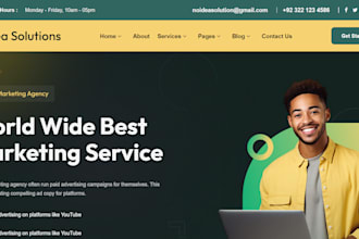 build, design, or redesign wordpress, wix, squarespace, or webflow website