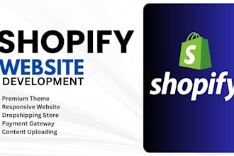 setup shopify dropshipping store, manage shopify store